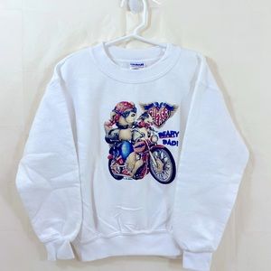 New Beary Bad Biker Toddler Sweatshirt!